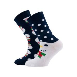 EWERS Ponožky 'Schneemann'  námornícka modrá / žltá / zelená / červená / čierna / biela