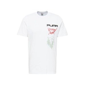 PUMA Funkčné tričko '4th Quarter'  biela / zmiešané farby