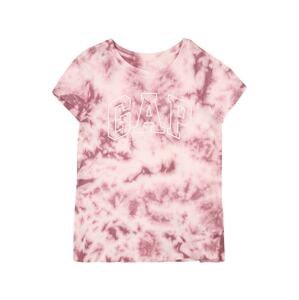 GAP Tričko  pastelovo ružová / biela / červeno-fialová