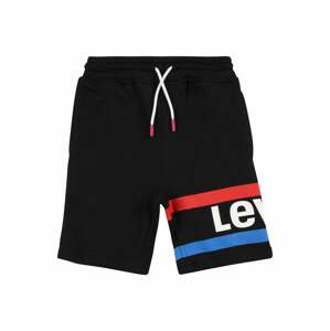 LEVI'S Nohavice  čierna / modrá / biela / červená