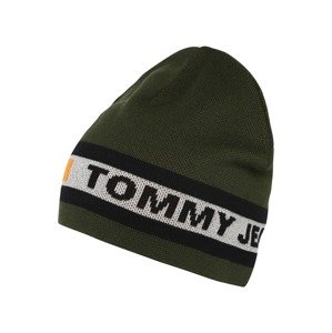 Tommy Jeans Čiapky  olivová / oranžová / čierna / biela