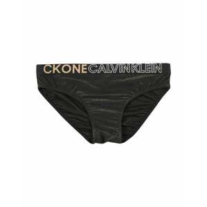 Calvin Klein Underwear Nohavičky  čierna / biela / zlatá