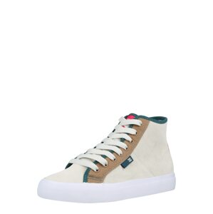 DC Shoes Sneaker 'MANUAL'  biela / karamelová / grenadínová / trávovo zelená