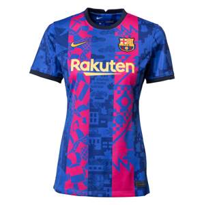 NIKE Funkčné tričko 'FC Barcelona 2021/22 Stadium Third'  námornícka modrá / kráľovská modrá / žltá / tmavoružová
