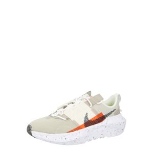 Nike Sportswear Nízke tenisky 'Crater'  krémová / čierna / oranžovo červená
