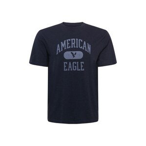 American Eagle Tričko  tmavomodrá / dymovo modrá