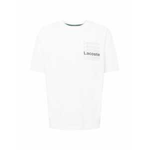 LACOSTE T-Shirt  šedobiela / čierna