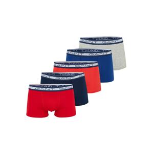 GANT Boxershorts  červená / svetločervená / sivá melírovaná / námornícka modrá / modrá