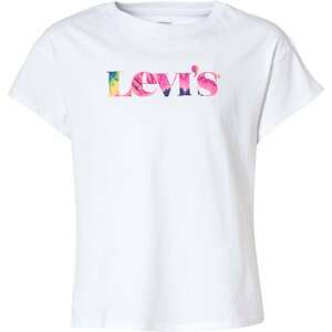 LEVI'S T-Shirt  biela / ružová / žltá / námornícka modrá