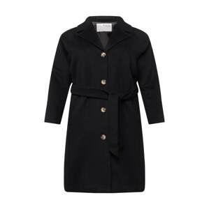 Selected Femme Curve Prechodný kabát  čierna