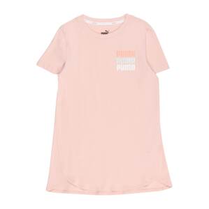 PUMA T-Shirt 'Alpha Style'  ružová / strieborná