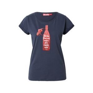 Derbe T-Shirt 'Wein Girls'  námornícka modrá / biela / červená