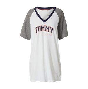 Tommy Hilfiger Underwear Nočná košieľka  biela / sivá melírovaná / námornícka modrá / tmavooranžová