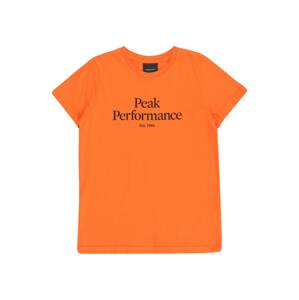 PEAK PERFORMANCE Tričko  oranžová / čierna