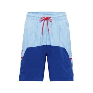 ADIDAS PERFORMANCE Športové nohavice 'Ice Trae'  modrá / svetlomodrá / červená