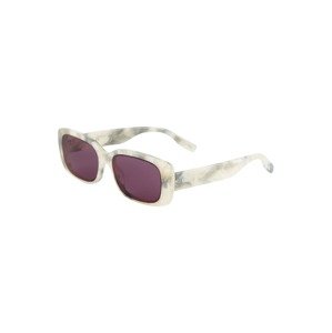McQ Alexander McQueen Slnečné okuliare  biela / béžová / sivá / farba lesného ovocia