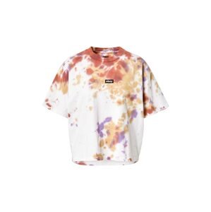 Obey T-Shirt  medená / fialová / horčicová / biela