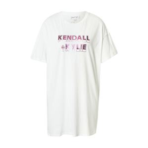 KENDALL + KYLIE Tričko  farba lesného ovocia / biela