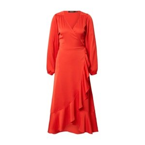 SOAKED IN LUXURY Košeľové šaty 'Karven'  oranžovo červená