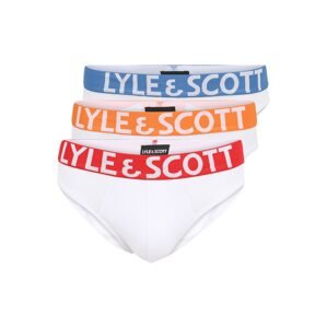 Lyle & Scott Nohavičky 'RYDER'  biela / červená / oranžová / modrá