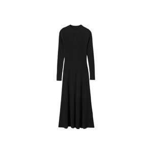 MANGO Pletené šaty 'Lenno'  čierna