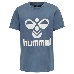 Hummel T-Shirt 'TRES'  modrosivá / biela