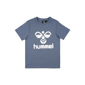 Hummel Funkčné tričko 'TRES'  modrosivá / biela