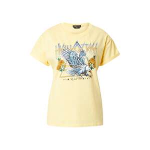Colourful Rebel T-Shirt  'High Voltage Boxy Tee'  žltá / zmiešané farby