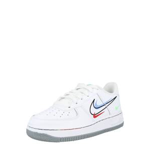 Nike Sportswear Tenisky 'Air Force 1'  biela / svetlomodrá / čierna / červená / neónovo zelená