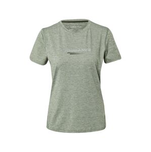 ENDURANCE Funkčné tričko 'Wange'  zelená melírovaná / čierna / sivá