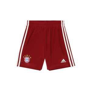 ADIDAS PERFORMANCE Športové nohavice 'FC Bayern München'  biela / modrá / karmínovo červená / zlatá
