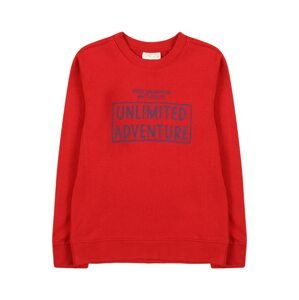 OVS Sweatshirt  červená / modrá