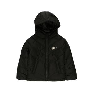 Nike Sportswear Prechodná bunda  čierna / biela / sivá