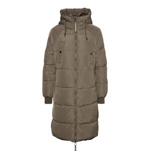 Vero Moda Petite Zimný kabát 'Aura'  sivobéžová