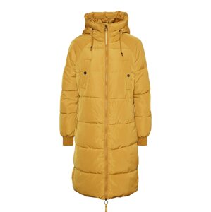 VERO MODA Zimný kabát 'Aura'  zlatá žltá