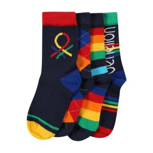 UNITED COLORS OF BENETTON Ponožky  tmavomodrá / zmiešané farby