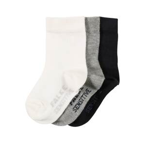 FALKE Ponožky  biela / sivá / čierna