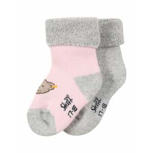 Steiff Collection Ponožky  ružová / sivá