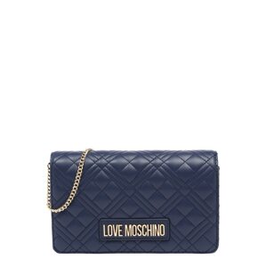 Love Moschino Listová kabelka  námornícka modrá