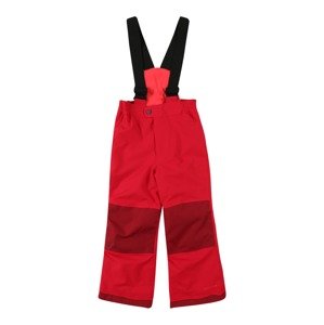 VAUDE Outdoorové nohavice  červená / tmavočervená / čierna
