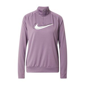 NIKE Sportsweatshirt  antracitová / fialová / biela
