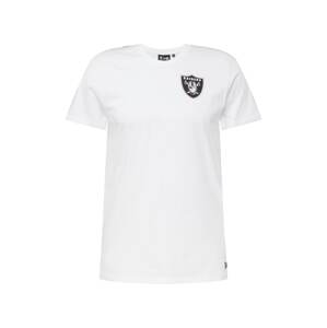 NEW ERA Tričko 'Las Vegas Raiders'  biela / čierna / sivá