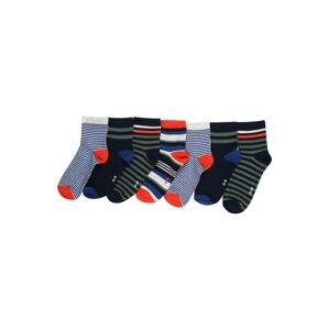 OVS Ponožky  čierna / modrá / biela / červená / sivá melírovaná