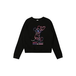 OVS Sweatshirt  čierna / ružová / svetlomodrá