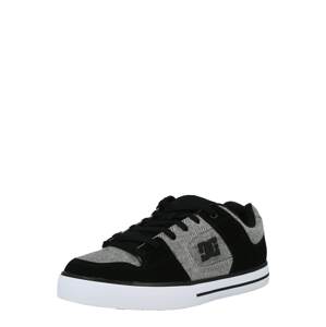 DC Shoes Nízke tenisky 'PURE'  čierna / sivá melírovaná
