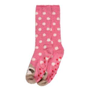 PJ Salvage Ponožky 'Cozy'  ružová / biela
