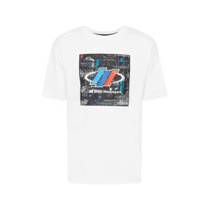 PUMA Funkčné tričko 'BMW MMS'  biela / zmiešané farby