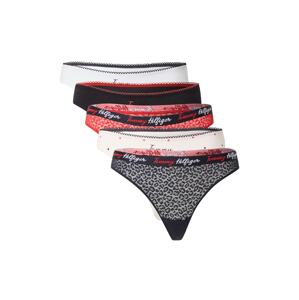 Tommy Hilfiger Underwear String  biela / ohnivo červená / námornícka modrá / krémová