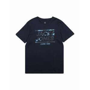 Jack & Jones Junior Tričko 'Miko'  námornícka modrá / svetlomodrá / modrosivá