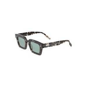 McQ Alexander McQueen Slnečné okuliare  čierna / strieborná / svetlohnedá / biela